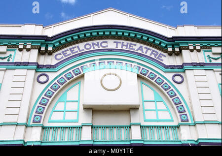 Historischen Geelong Theater auf Ryrie Straße, die 1911 gebaut wurde Stockfoto