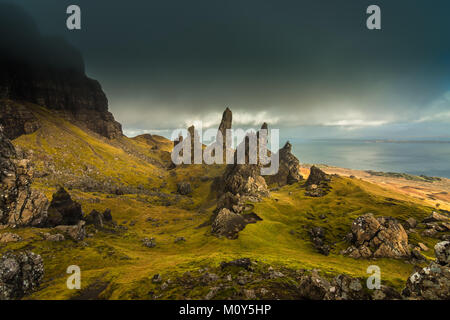 Der alte Mann von Storr, Isle of Skye - Stockfoto