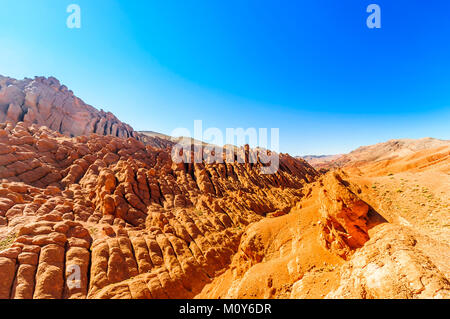 Blick auf Monkey Felsen durch Dades-schlucht in Marokko Stockfoto