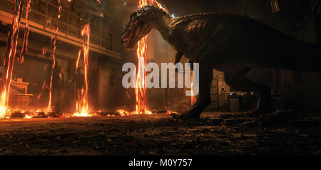 Jurassic Welt: Gefallene Königreich ist eine bevorstehende Amerikanische science fiction Abenteuer Film unter der Regie von J.A.Bayona. Der Film ist eine Fortsetzung zu Jurassic Welt (2015) und ist der fünfte Teil der Jurassic Park Filmreihe, sowie der zweite Teil einer geplanten Trilogie Jurassic Welt. Dieses Foto ist nur für den redaktionellen Gebrauch bestimmt und unterliegen dem Copyright der Film Company und/oder der Fotograf durch den Film oder die Produktion Firma zugewiesen und kann nur reproduziert durch Veröffentlichungen im Zusammenhang mit der Förderung der oben genannten Film. Eine obligatorische Gutschrift auf dem Film Firma ist erforderlich. Das Foto Stockfoto