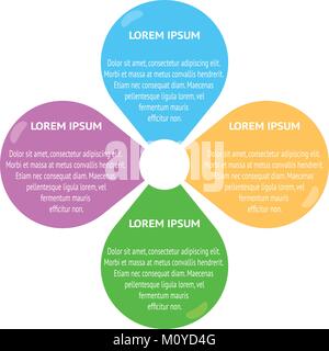 Abstrakte Infografik Hintergrund Stock Vektor