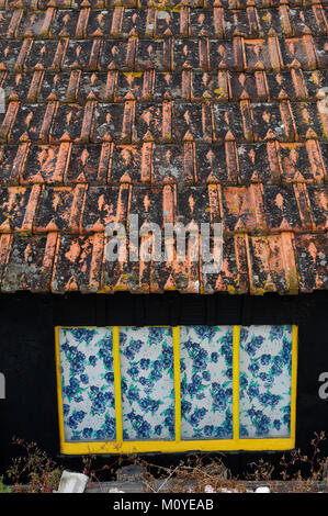 Die fishermens Hütten, La Tremblade, Poitou-Charentes, Frankreich Stockfoto