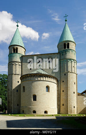 Stiftskirche St. Cyriakus, Gernrode, Quedlinburg, Sachsen-Anhalt, Deutschland Stockfoto