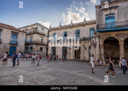 Plaza in Havanna Stockfoto