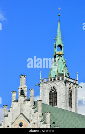 Pfarrkirche Maria Himmelfahrt, Schwaz, Tirol, Österreich Stockfoto