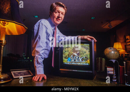 Daniel S. Amos in seinem aflac Hauptsitz in Columbus, Georgia. Amos begann das Unternehmen erfolgreich Werbung im Fernsehen in den frühen 90ern Stockfoto