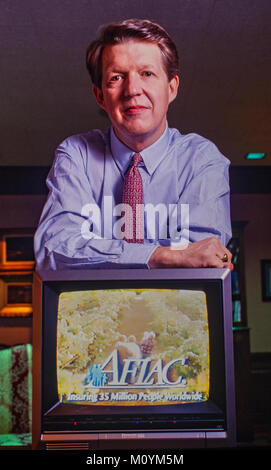 Daniel S. Amos in seinem aflac Hauptsitz in Columbus, Georgia. Amos begann das Unternehmen erfolgreich Werbung im Fernsehen in den frühen 90ern Stockfoto