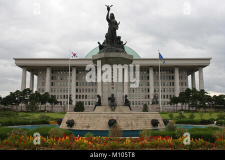 Seoul, Republik Korea. 08 Sep, 2012. Südkorea: Gebäude der Nationalversammlung, Seoul | Verwendung der weltweiten Kredit: dpa/Alamy leben Nachrichten Stockfoto