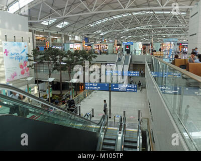Incheon, Republik Korea. 26 Sep, 2012. Südkorea: Terminal 1 (Abfahrt) der Internationale Flughafen Incheon (Seoul) | Verwendung der weltweiten Kredit: dpa/Alamy leben Nachrichten Stockfoto