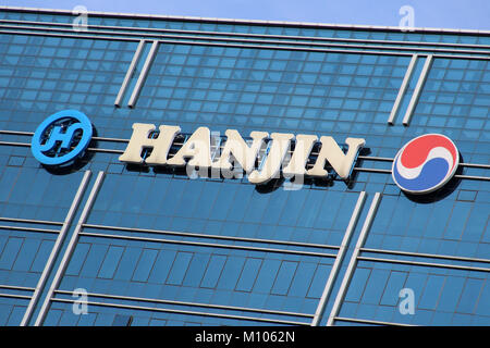 Seoul, Republik Korea. 02 Mär, 2013. Südkorea: Hanjin Gruppe Hauptsitz in Seoul | Verwendung der weltweiten Kredit: dpa/Alamy leben Nachrichten Stockfoto