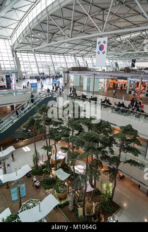Incheon, Republik Korea. 03 Sep, 2015. Südkorea: Stift 1 am internationalen Flughafen Incheon (ICN) in der Nähe von Seoul. Foto vom 03. September 2015. | Verwendung der weltweiten Kredit: dpa/Alamy leben Nachrichten Stockfoto