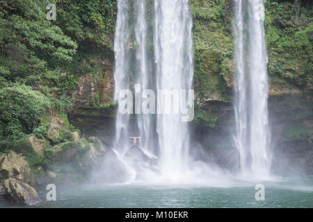 Misol Ha fällt, Palenque, Mexiko Stockfoto