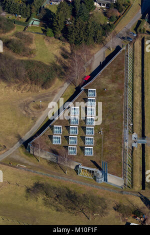 Luftbild, Römisches Museum, LWL-Römermuseum, Haltern am See, Ruhrgebiet, Nordrhein-Westfalen, Deutschland, Europa, Vögel-Augen-blick, Luftaufnahme, Antenne Stockfoto