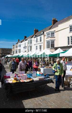 Wells Somerset England Mai 4, 2016 Der Marktplatz Stockfoto