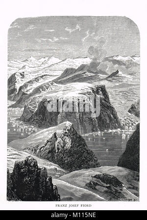 Kaiser Franz Joseph Fjord, Grönland Stockfoto