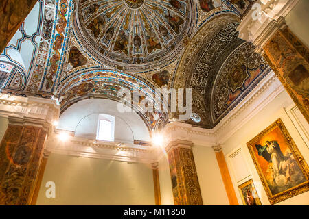 Sevilla, Andalusien, Spanien, Mai 25, 2017: Interieur des Museum der schönen Künste, 25. Mai 2017, in Sevilla, Andalusien, Spanien Stockfoto