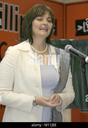 Cherie Blair aka Cherie Booth, Porträt Stockfoto