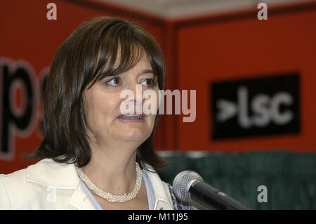 Cherie Blair aka Cherie Booth, Porträt Stockfoto