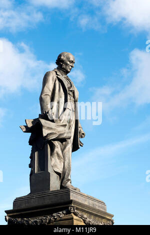 Memorial Skulptur von William George Armstrong, Herr Armstrong, Newcastle upon Tyne, England, Großbritannien Stockfoto