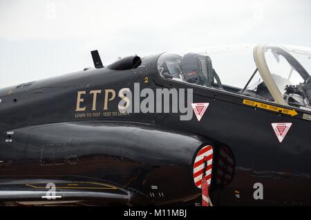 RAF BAe Systems Hawk T.1 Rumpf details Stockfoto