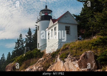 Bass Harbor Head Lighthouse in Acadia National Park, Maine Stockfoto