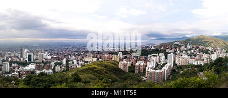 Blick über Santiago de Cali, Valle del Cauca in Kolumbien Stockfoto