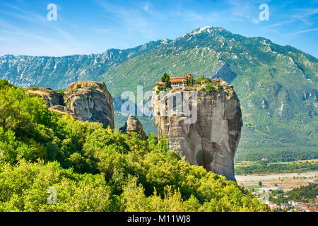 Kloster der Heiligen Dreifaltigkeit von Meteora, Griechenland Stockfoto