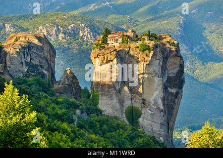 Kloster der Heiligen Dreifaltigkeit von Meteora, Griechenland Stockfoto