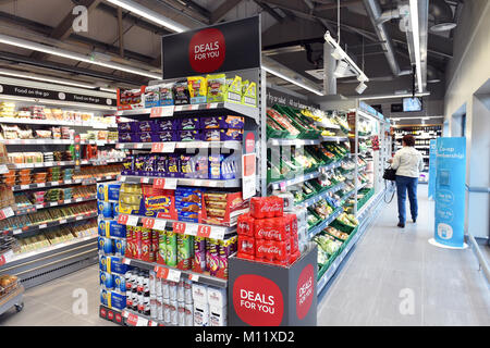 Co-op-kleiner Supermarkt UK Stockfoto