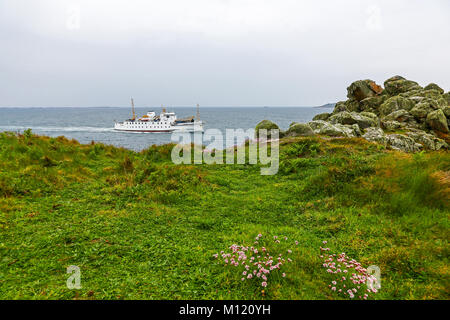 Die scillonian III Fähre Saint Mary's, Isles of Scilly, Vereinigtes Königreich Stockfoto