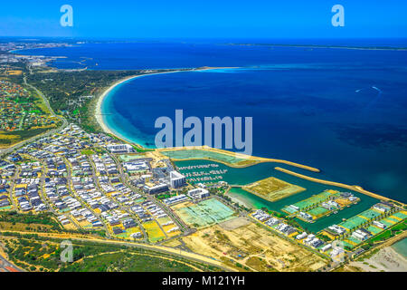 Perth Coogee Rundflug Stockfoto