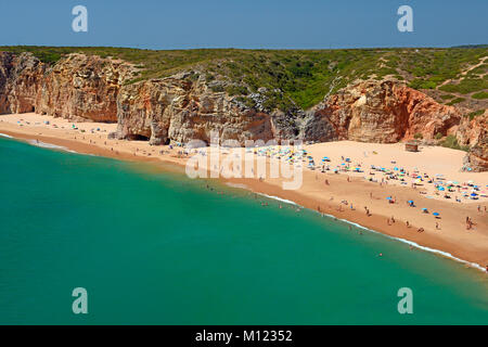 Praia do Beliche, Sagres, Algarve, Portugal Stockfoto