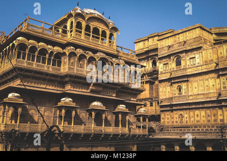 Architektur in Jaisalmer, Rajasthan Stockfoto