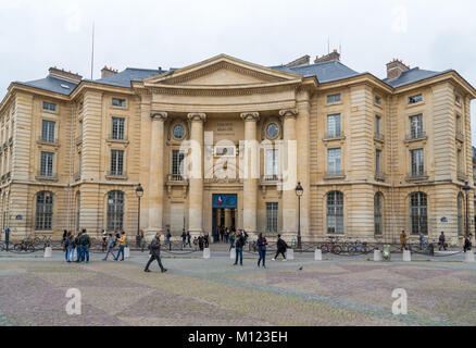 Universität Sorbonne, Paris, Université Paris 1 Panthéon-Sorbonne, Hauptgebäude, Quartier Latin, Paris, Frankreich Stockfoto
