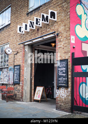 Die elektrische Kino im modischen Shoreditch im East End von London, Großbritannien Stockfoto