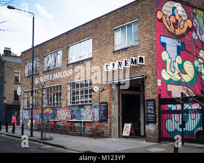 Die elektrische Kino im modischen Shoreditch im East End von London, Großbritannien Stockfoto