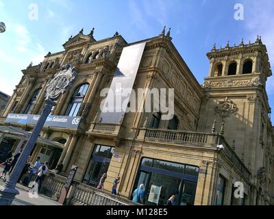 Theater Victoria Eugenia, San Sebastián (aka Donostia), Guipuzcoa, Baskisches Land, Spanien Stockfoto