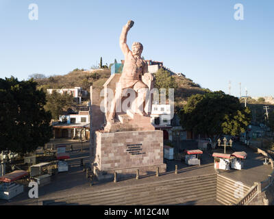 Monumento al Pipila, Statue von al Pipila, Guanajuato, Mexiko Stockfoto