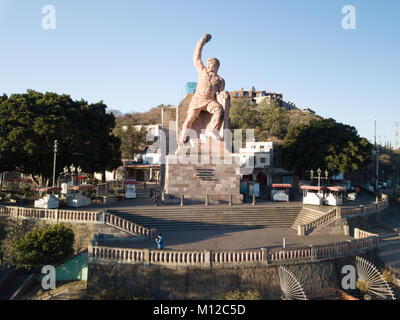 Monumento al Pipila, Statue von al Pipila, Guanajuato, Mexiko Stockfoto