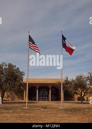 Permian Basin Petroleum Museum in Midland, Texas an der Interstate 10. Stockfoto