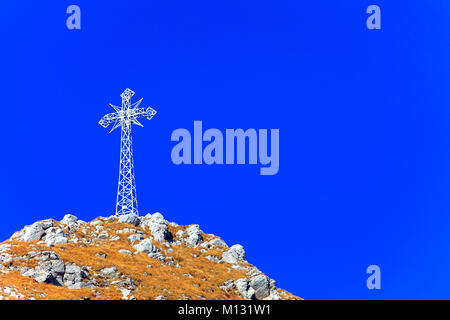 Polen, Tatra, Zakopane - Giewont Peak von Südhang gesehen Stockfoto