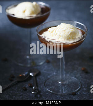 Affogato Stockfoto