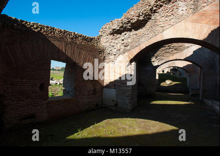 Rom, Italien. Archäologische Stätte, Circus Maximus. Stockfoto