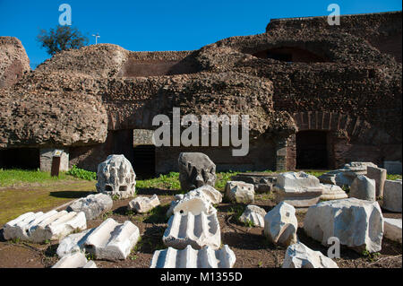 Rom, Italien. Archäologische Stätte, Circus Maximus. Stockfoto