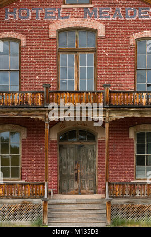 Hotel Meade in der Geisterstadt im Bannack, Montana. USA Stockfoto