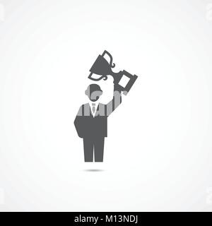 Erfolg Symbol. Geschäftskonzept. Stock Vektor