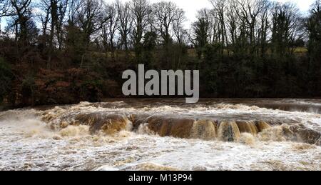 Richmond fällt in Überflutung Stockfoto