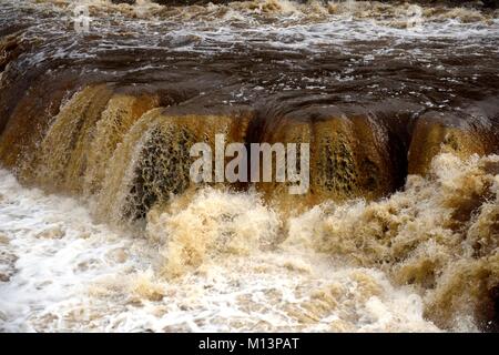 Richmond fällt in Überflutung Stockfoto