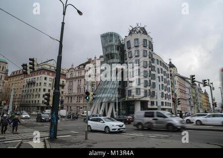 Tanz House, Prag, Tschechische Republik, Januar 2018 Stockfoto