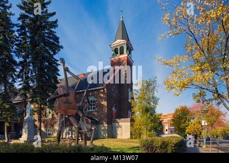 Kanada, Provinz Quebec, Region Abitibi-Témiscamingue Rouyn-Noranda, Agora des Arts, Kulturzentrum in einer ehemaligen Kirche Stockfoto
